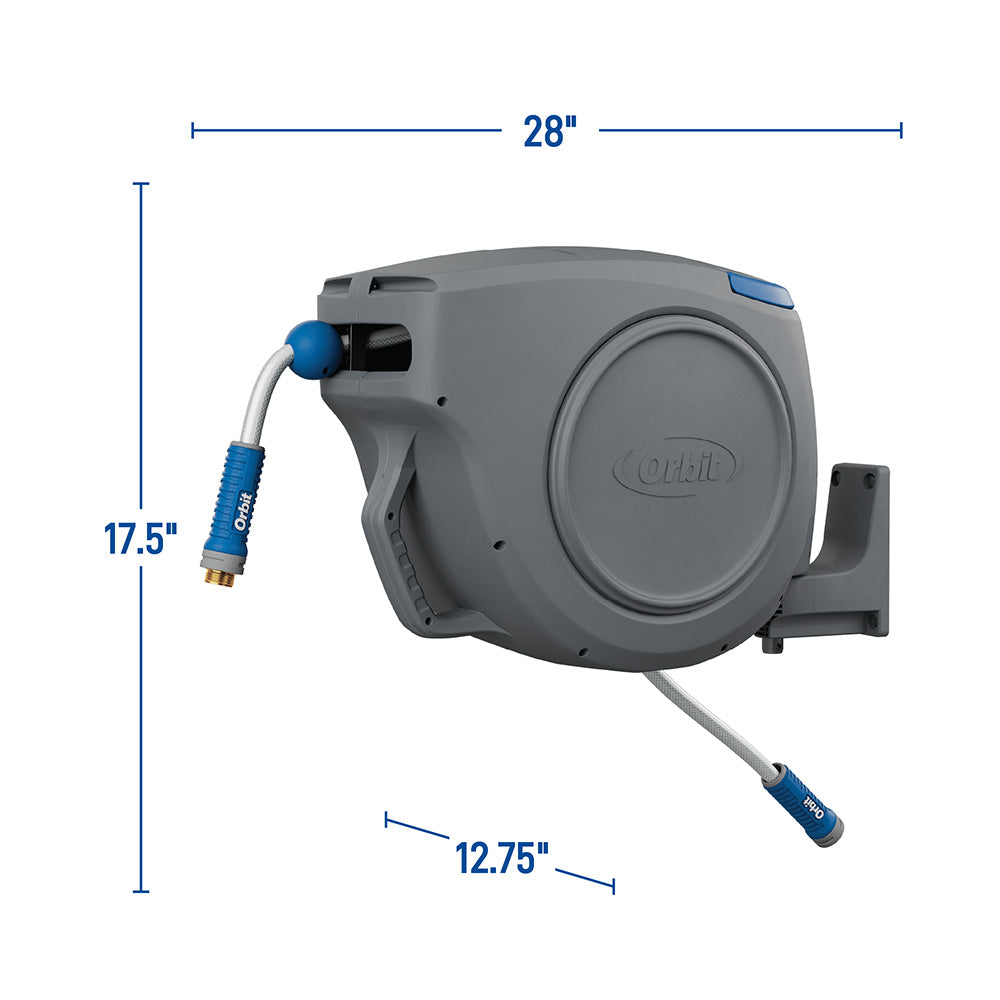 100 ft x 5/8 in Auto-Retractable Garden Hose Reel 28263