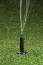 Flushing out line using flush cap. 