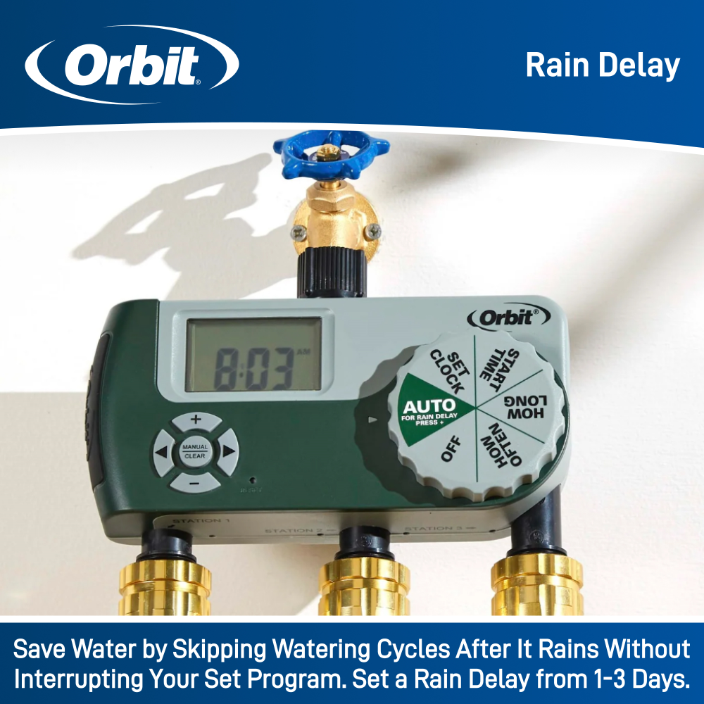 3-Outlet Hose Watering Timer 56082