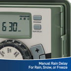Easy-Set Logic® Outdoor Irrigation Sprinkler Controllers 57894, 57896, 57900, 57892