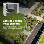 B-hyve Smart 6-Zone Indoor/Outdoor Sprinkler Controller Wi-Fi & Bluetooth | 91946