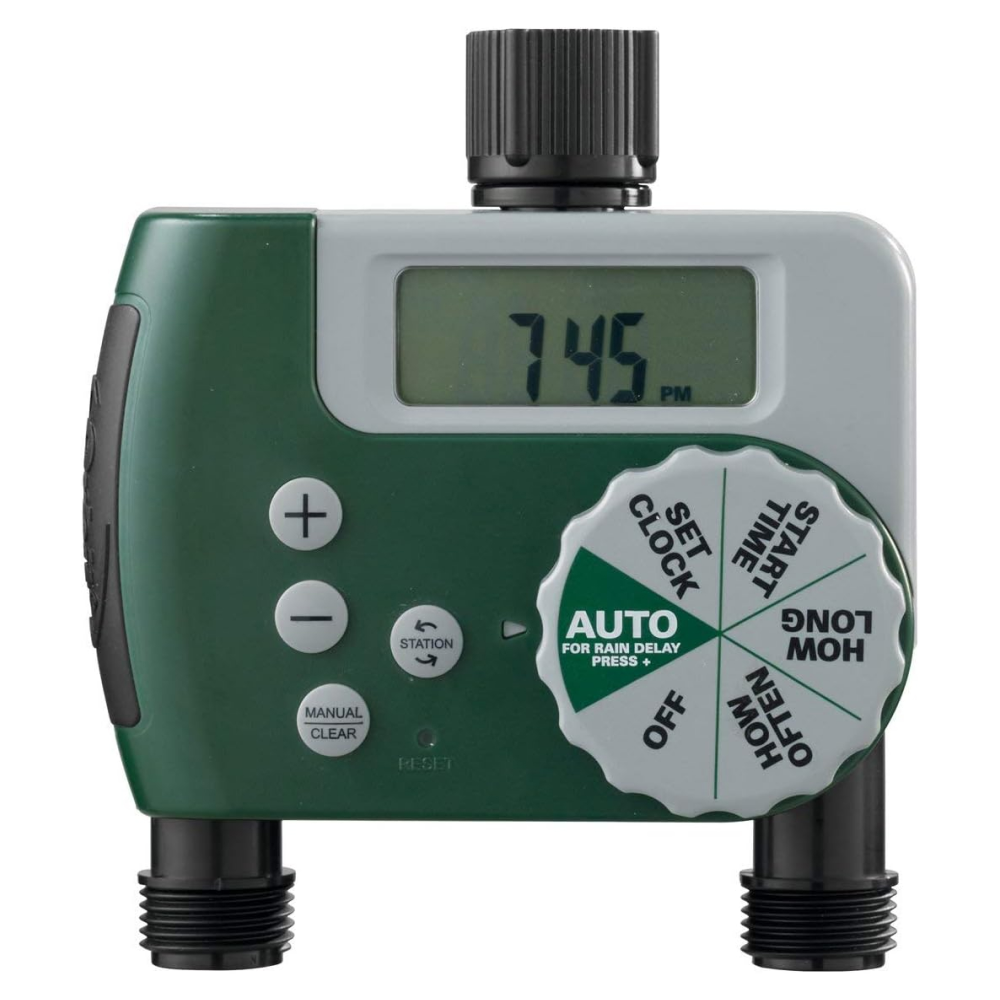 Digital 2 Outlet Hose Faucet Timer 58910
