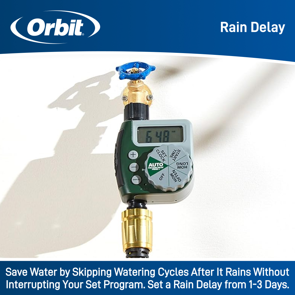 1 Outlet Programmable Hose Faucet Timer | Online Packaging| 62061