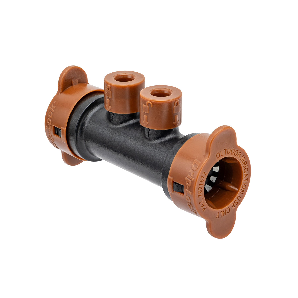 Collecteur d'irrigation goutte à goutte 2 orifices Drip-Lock 1/2" x 1/4" 67046