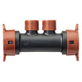 Collecteur d'irrigation goutte à goutte 2 orifices Drip-Lock 1/2" x 1/4" 67046