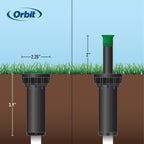 2-inch Professional Pressure-Regulating Pop-Up Spray Head Sprinkler with 4-foot Adjustable Nozzle | 80301