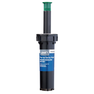 4 inch Professional Series 30/40 PSI Pressure Regulated Spray Head with Flush Cap - extended stem.