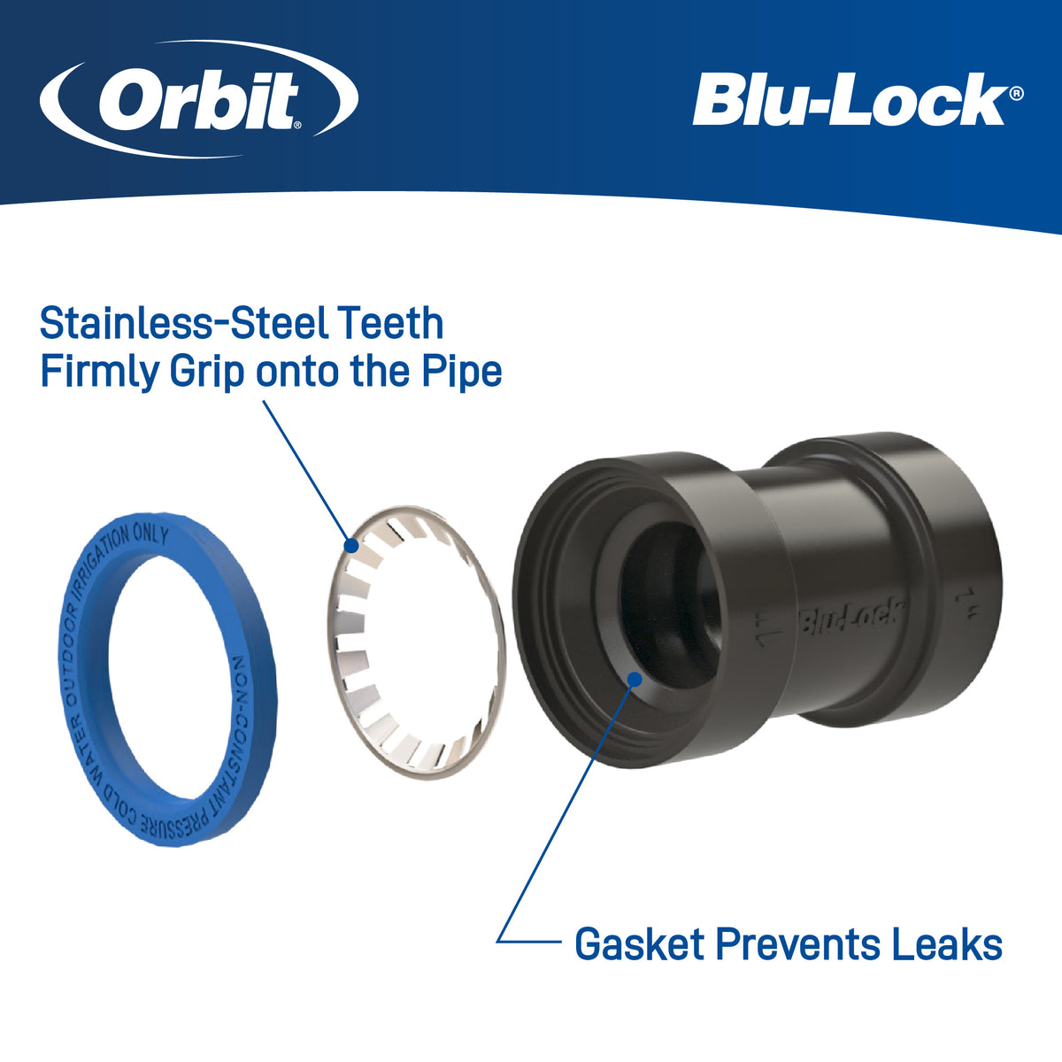 1 in. Blu-Lock x 1 in. Slip Adapter | 31689