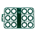Green vinyl hose washer sheet, 12-p.k