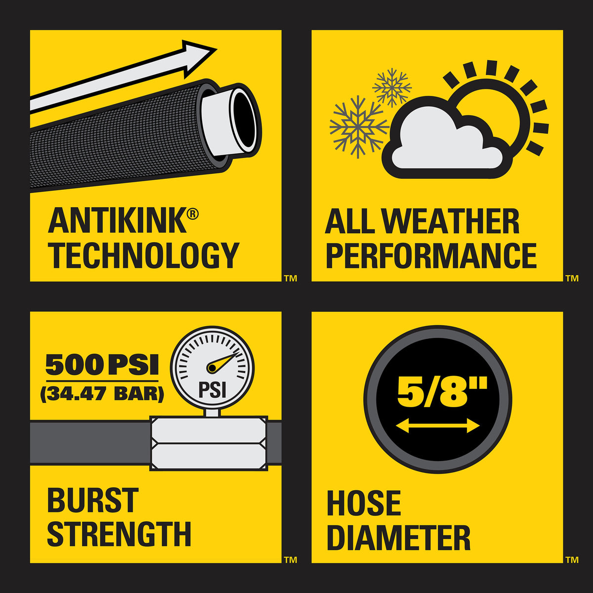 FATMAX® 75 pi x 5/8 po. Tuyau d'arrosage de qualité professionnelle BDS6651