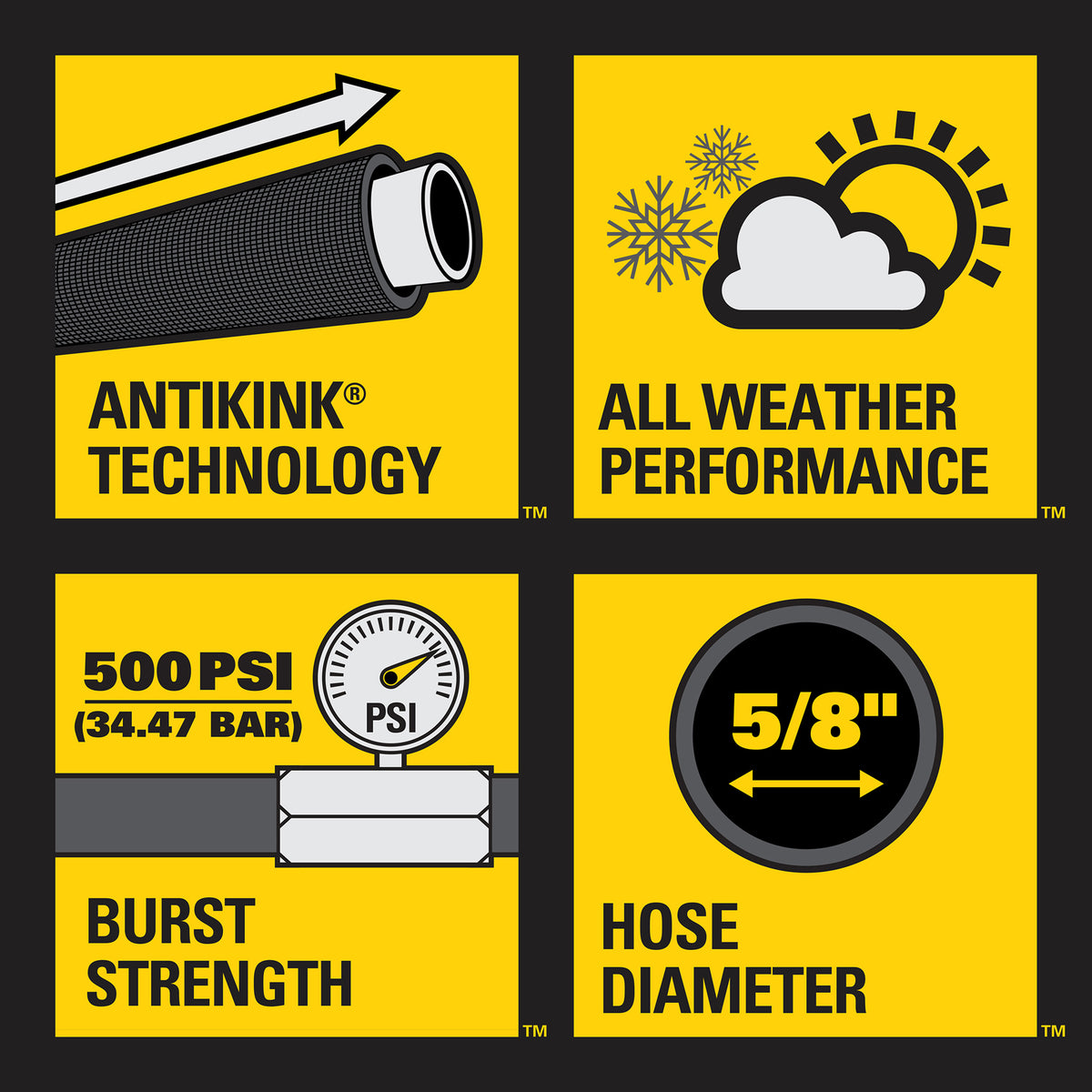 FATMAX® 75 pi x 5/8 po. Tuyau d'arrosage de qualité professionnelle BDS6651