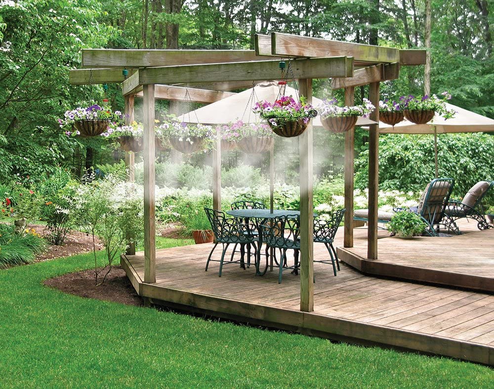 Outdoor Patio Mist Cooling System.