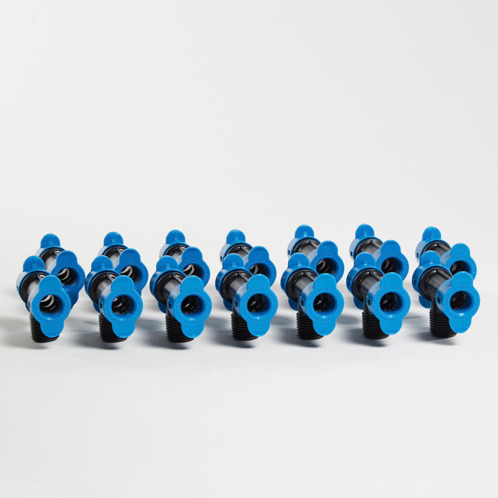 Fourteen Blu-lock tees. 