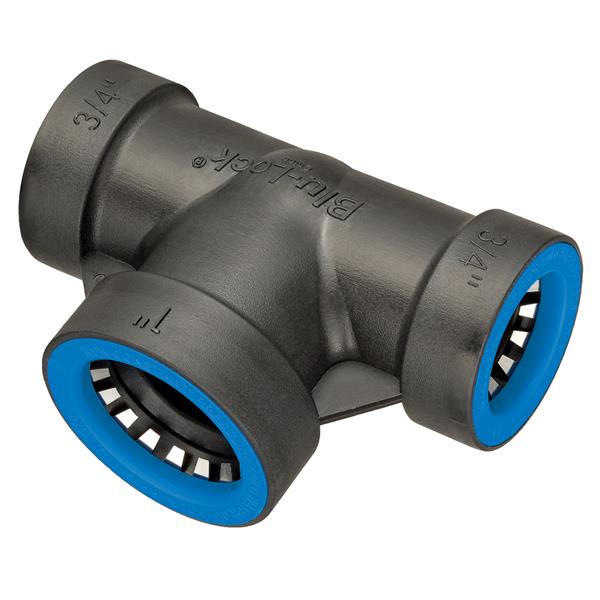 3/4" x 3/4" x 1" Blu-Lock Tee