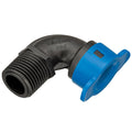 Raccord coudé MPT Blu-Lock de 1/2 po x 1/2 po