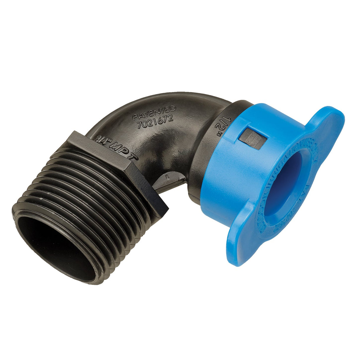 Coude fileté mâle Blu-Lock 1/2 po x 3/4 po