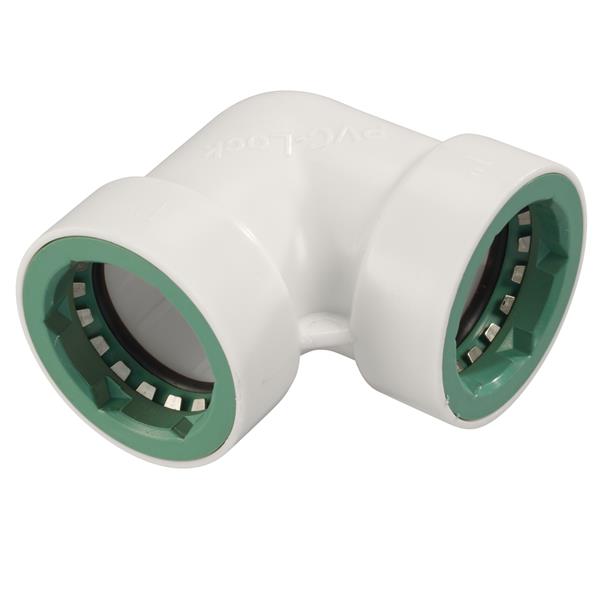 Coude 1/2" PVC-Lock