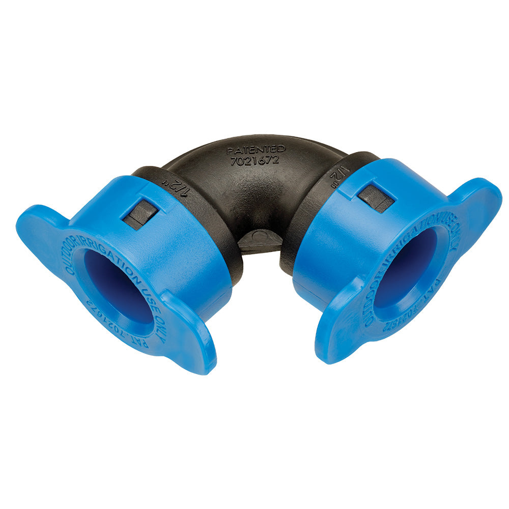 1/2 in. Blu-Lock 3X Elbow