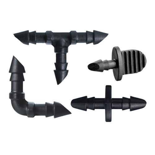 Assortiment de raccords barbelés 1/4" - Paquet de 30