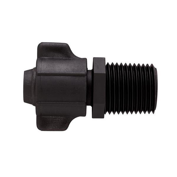 1/2 in. x 1/2 in. Male Pipe Thread Universal Drip Tube Adapter