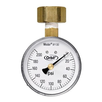 3/4-in. FHT Water Pressure Gauge 200 PSI 91130