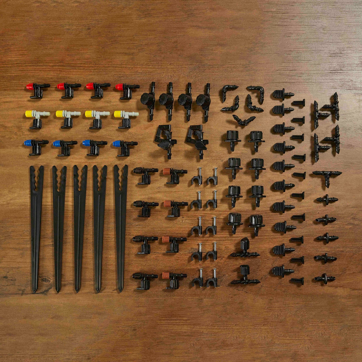 Kit de raccords pour tuyau goutte-à-goutte de 92 pièces