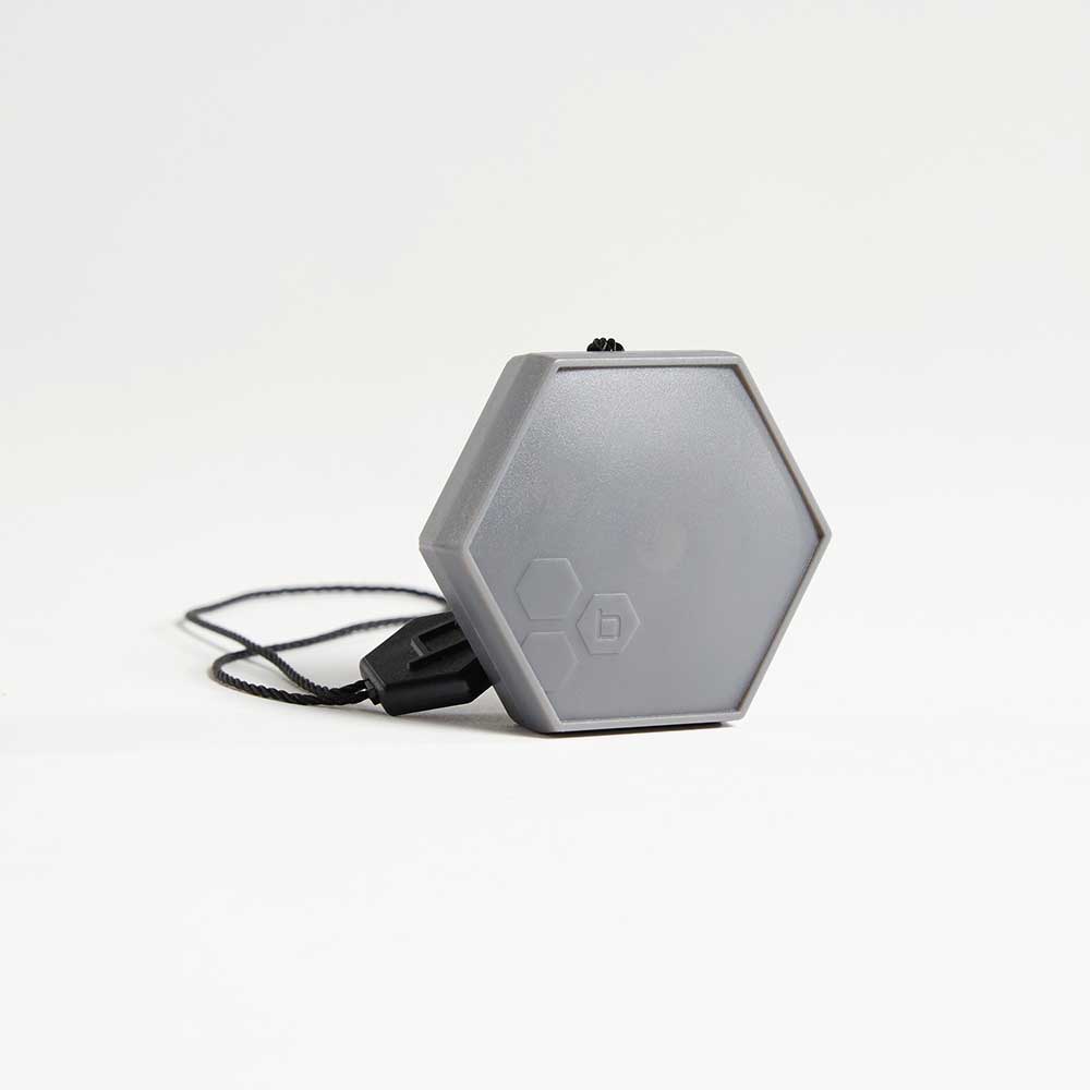 One B-yve smart flood sensor.